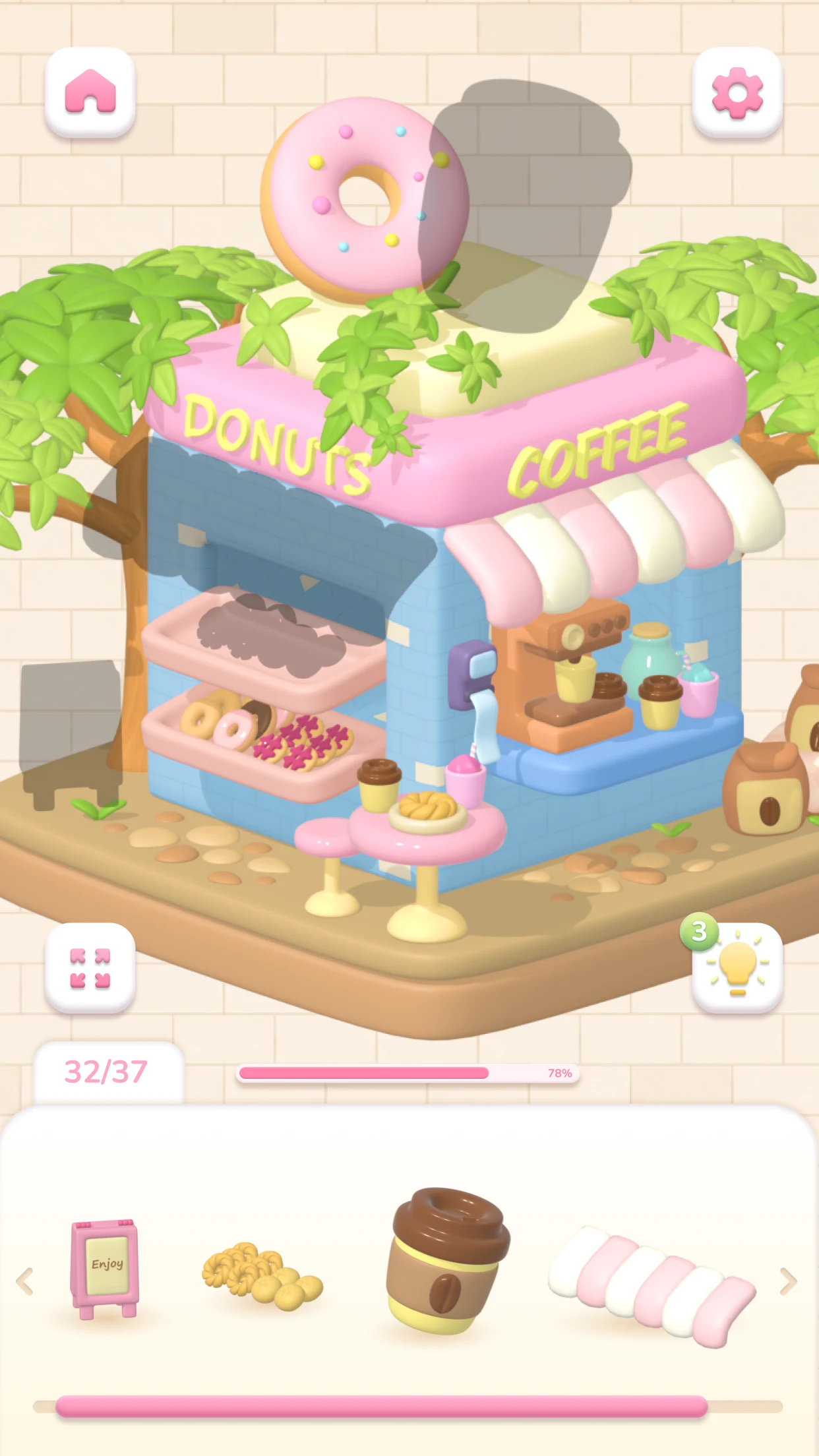 Cozy Rooms 3D: Match Game screenshot