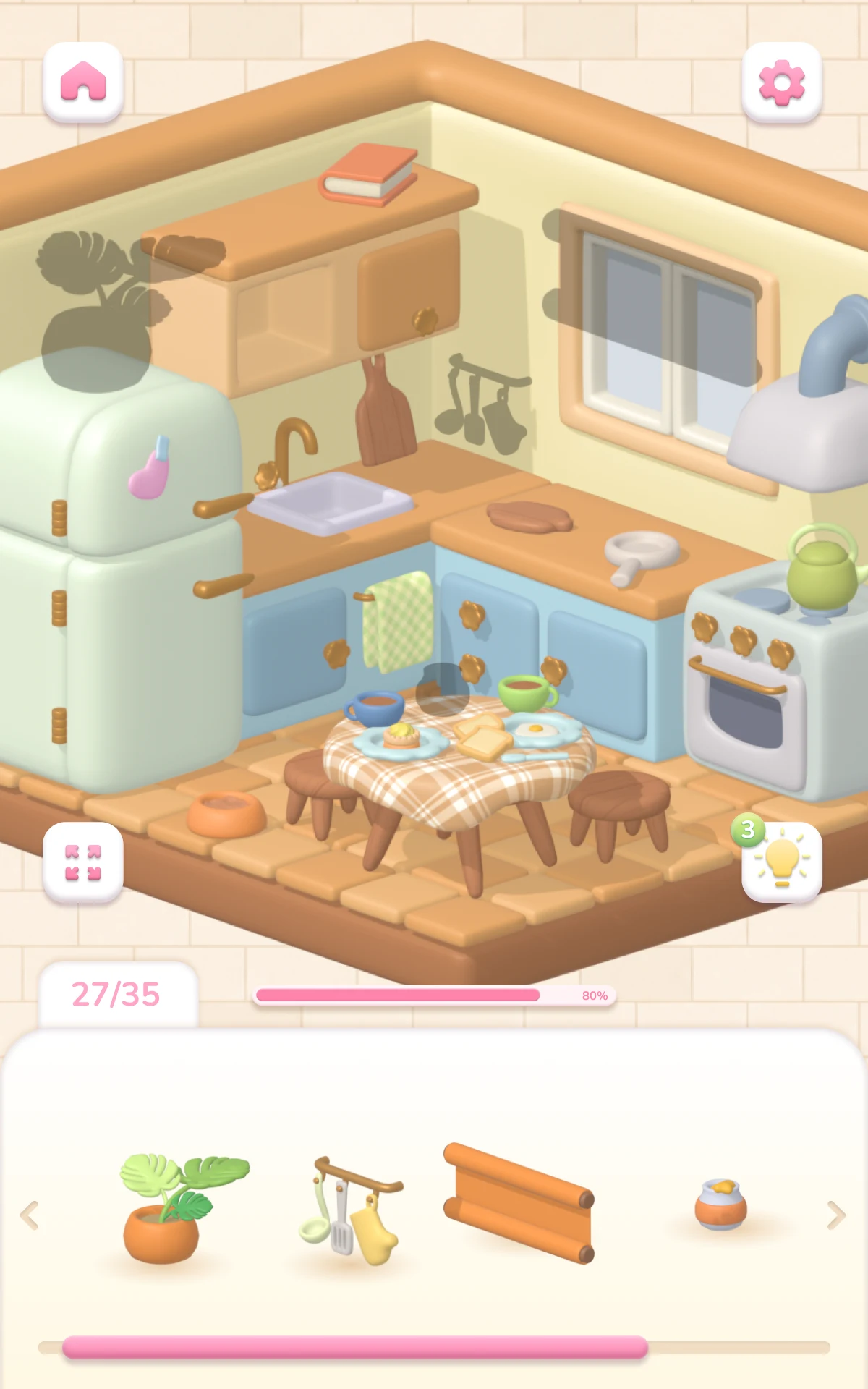 Cozy Rooms 3D: Match Game screenshot