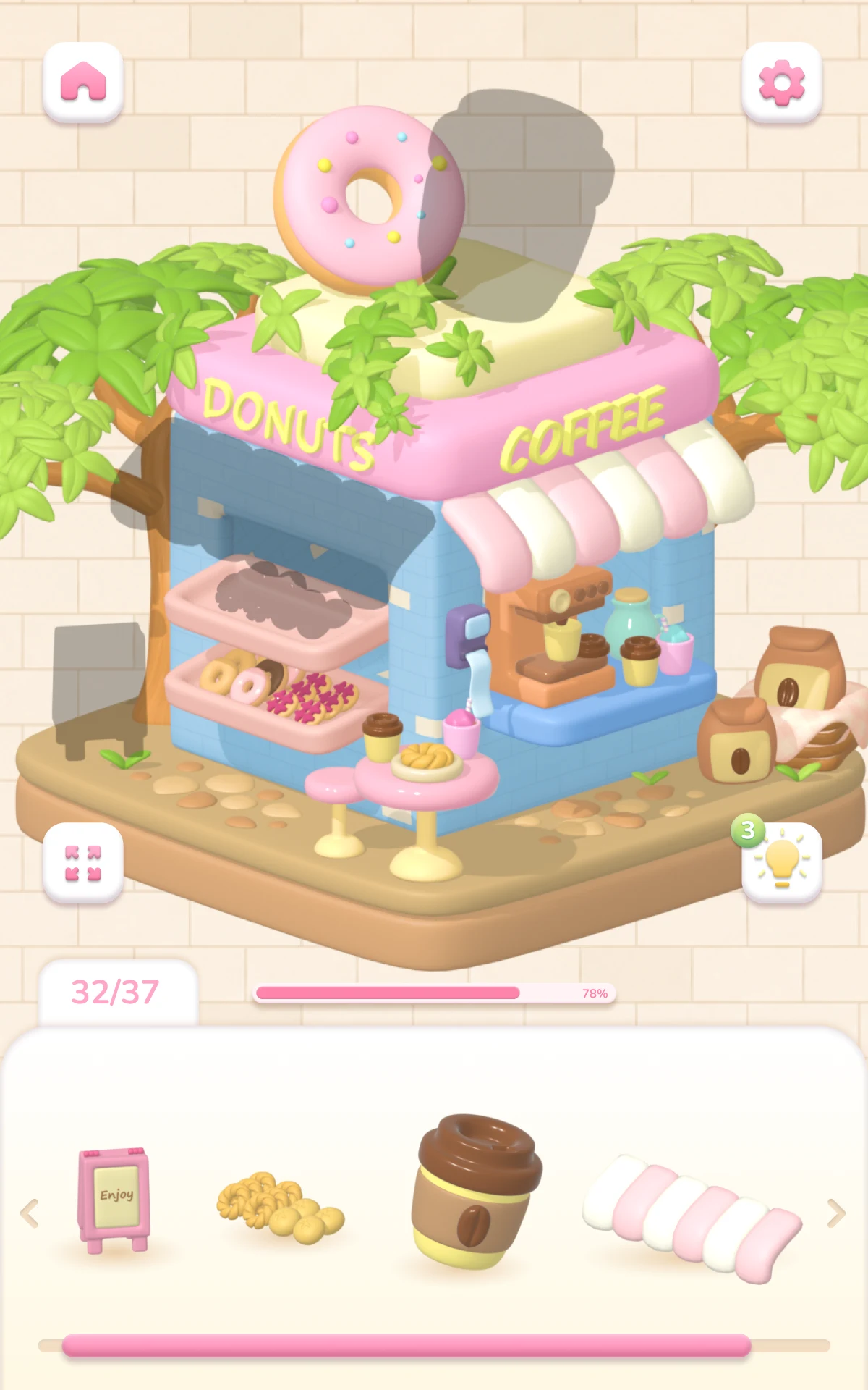 Cozy Rooms 3D: Match Game screenshot